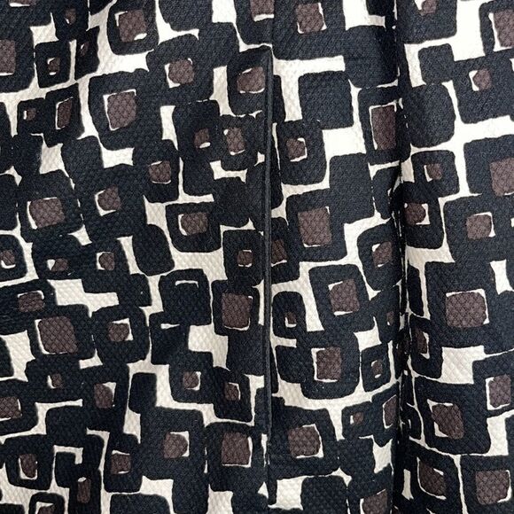 Etcetera Jacket Womens Size 6 retro geo print long sleeve cotten blend Blazer - Picture 5 of 10